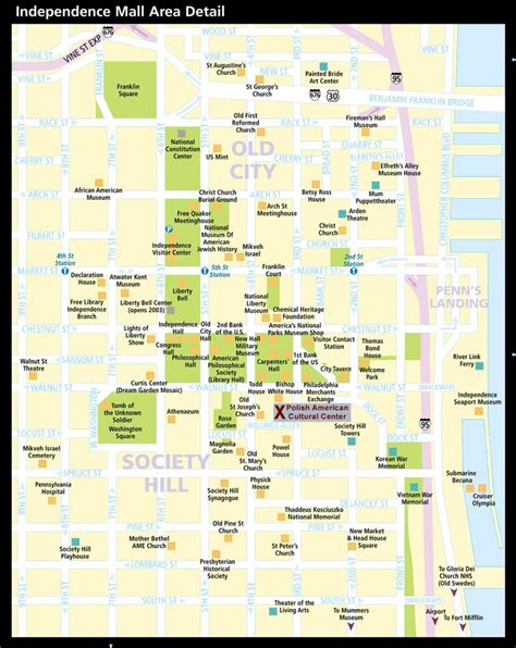 Historic Philadelphia map - Map of historic Philadelphia (Pennsylvania ...