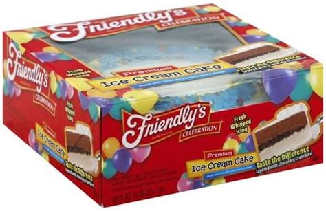 Friendlys Premium, Celebration Ice Cream Cake - 40 oz, Nutrition ...