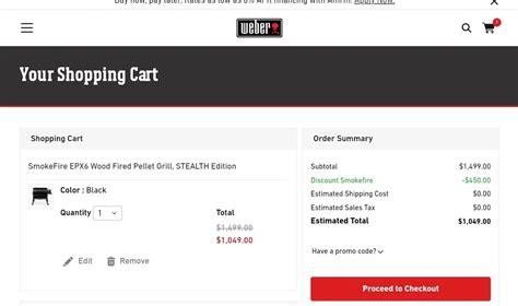 Weber Promo Codes - 10% Off | January 2025