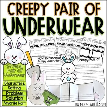 Creepy Pair of Underwear Book Companion | Reading & Writing Activities ...