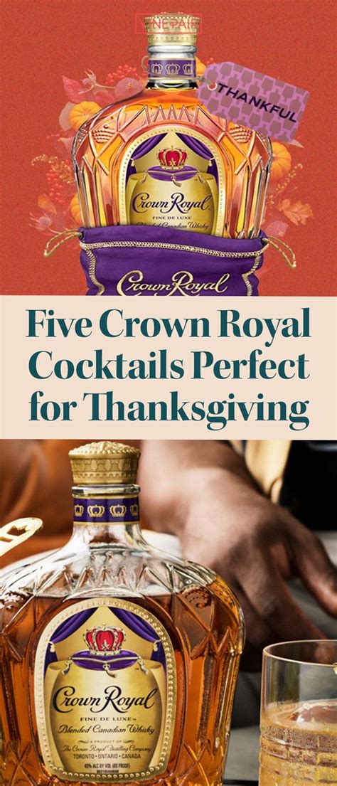 Five Crown Royal Cocktails Perfect for Thanksgiving Entertaining