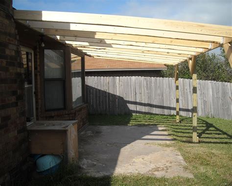 How to Build a Patio Cover With a Corrugated Metal Roof | Building a ...