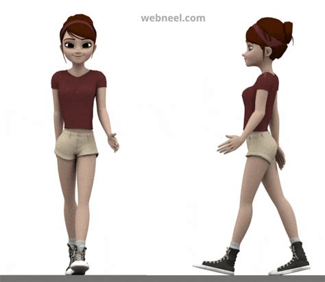 40 Human Walk Cycle Animation Gif files for Animators | Animated man, Walking gif, Funny walk
