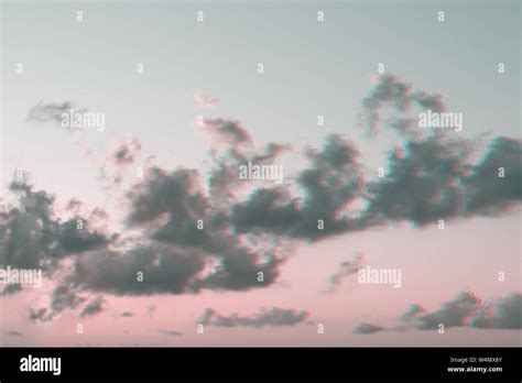 Pink Sunset Painting Pastel Watercolour Clouds - Kremi Png