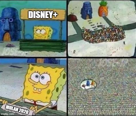 SpongeBob Hype Stand 3: The Wonderful Stand of Disney+ - Imgflip