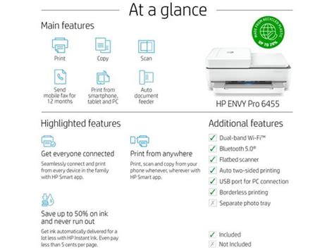 HP Envy Pro 6455 Wireless All-in-One Color Inkjet Printer - Newegg.com