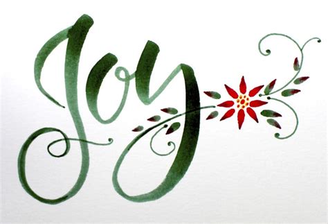 Holiday Embellished Lettering | Craftideas.com | Lettering, Holiday, Modern calligraphy