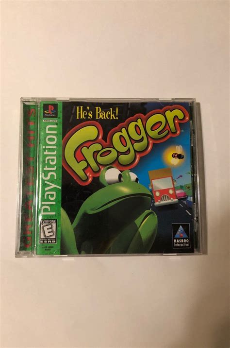 Original Frogger for PS1. Very fun, challenging game! Case in good condition with instruction ...