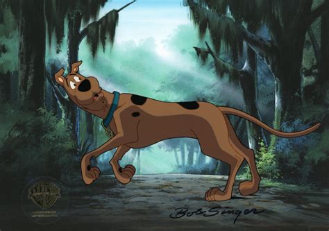 Scooby-Doo on Zombie Island Original Production Cel signed by Bob Sing ...