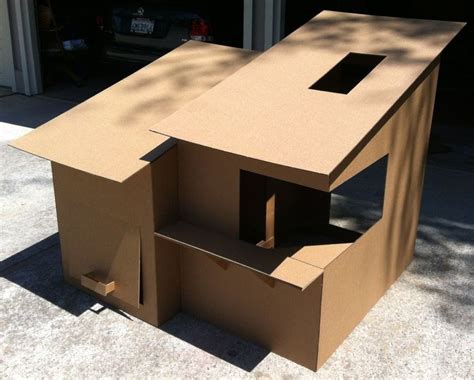 DIY Cardboard Box Homes And Towers For Cats - Purrfect Love