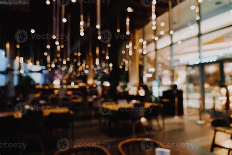 abstract blur night bar and restaurant for background 12336713 Stock ...