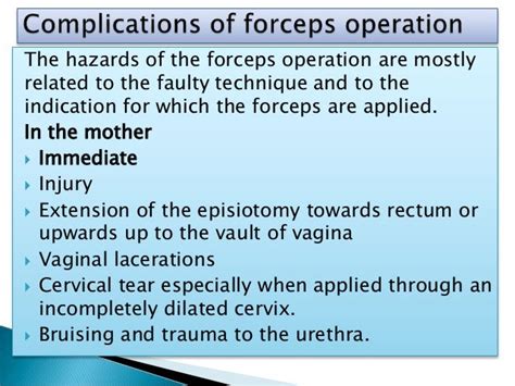 forceps delivery