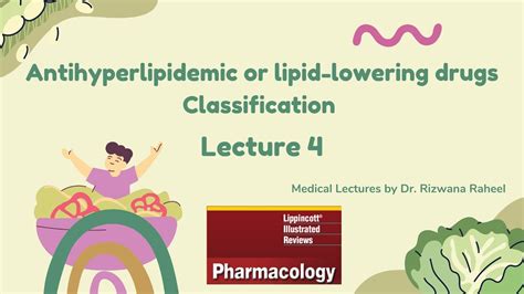 Antihyperlipidemic or lipid lowering drugs | Classification ...