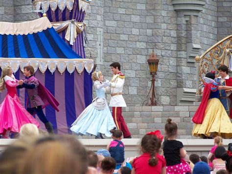 Disney princesses parade at Disney World, Fl