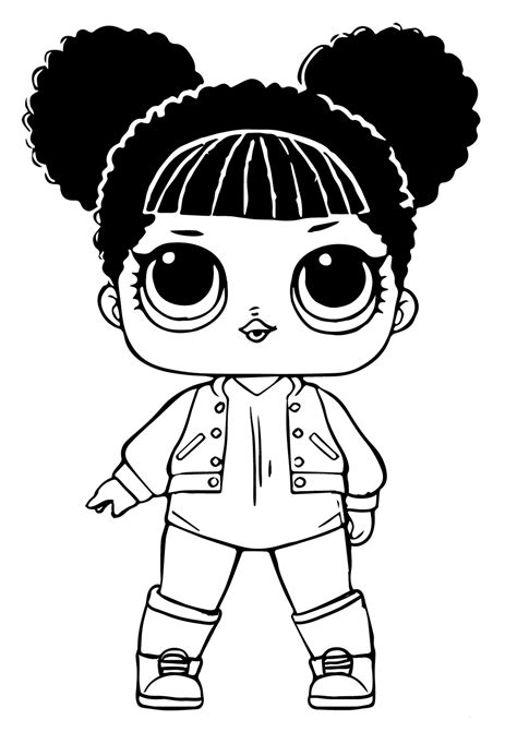 40 Free Printable LOL Surprise Dolls Coloring Pages