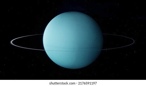 Uranus Gas Giant 3d Illustration Stock Illustration 2176591197 ...