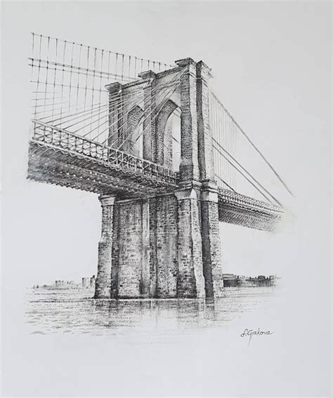 Brooklyn Bridge Drawing | Disegni, Design