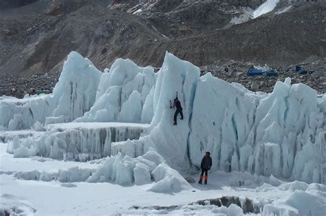 Ice Climbing at Base Camp | Chris Morris climbs, while Mike … | Flickr