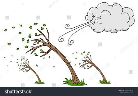 Strong winds cartoon Images, Stock Photos & Vectors | Shutterstock