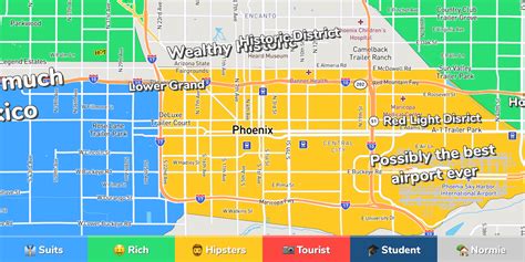 Phoenix Neighborhood Map