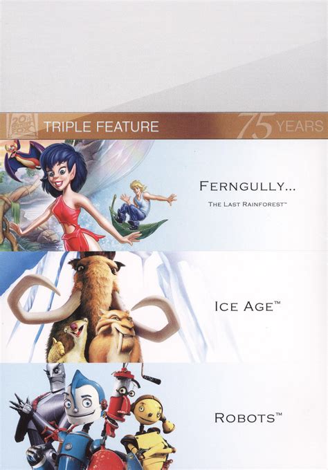 Best Buy: Ice Age/Robots/FernGully: The Last Rainforest [Fox 75th Anniversary] [3 Discs] [DVD]