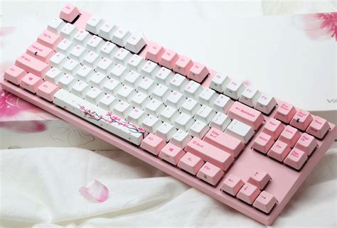 Buy Varmilo Sakura TKL Pink LED Mechanical Keyboard MX Red [VA87MR2P ...