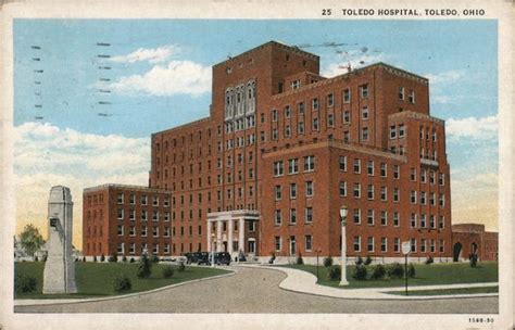 Toledo Hospital Ohio Postcard