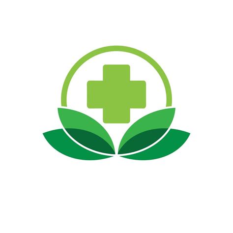 healthy green logo 8154344 Vector Art at Vecteezy