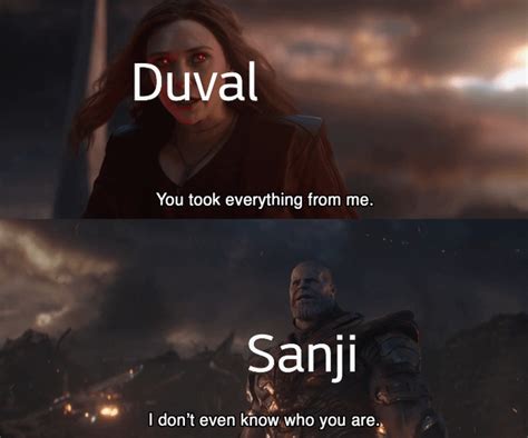 1st Duval-Sanji interaction : r/MemePiece