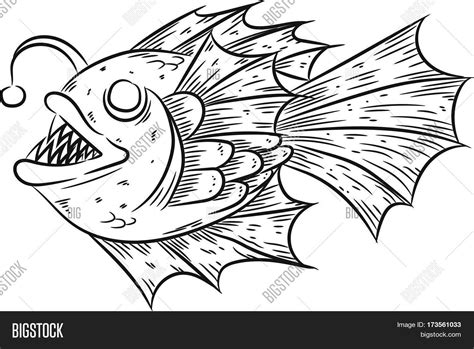 Anglerfish, Deep Sea Vector & Photo (Free Trial) | Bigstock