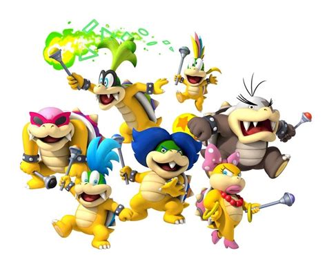 Bowser Family And Their Names