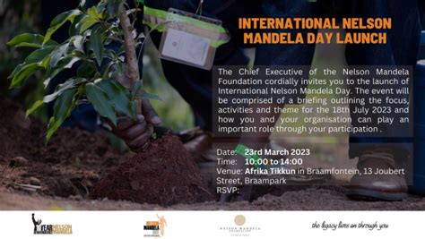 Launch of Nelson Mandela International Day 2023 – Nelson Mandela Foundation