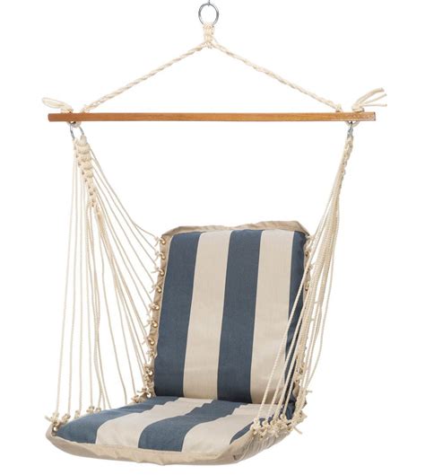 Pawleys Island Cushioned Single Swing | Hammock swing, Hammock, Luxury outdoor furniture