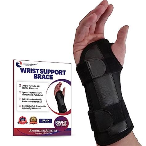 Carpal Tunnel Wrist Brace Night Support - Wrist Splint Arm Stabilizer & Hand Brace for Carpal ...