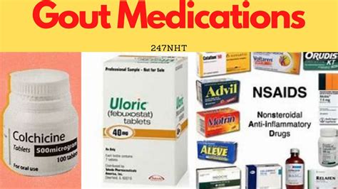 Gout medications - What is the drug of choice for gout? | 247nht - YouTube