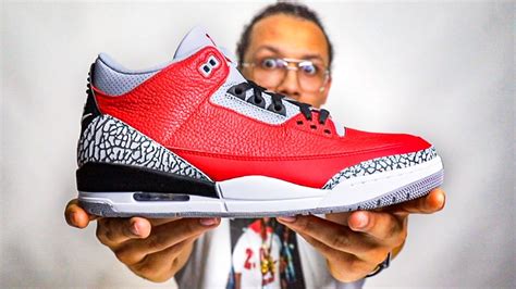 Air Jordan 3 Red Cement SE UNITE All Star - YouTube