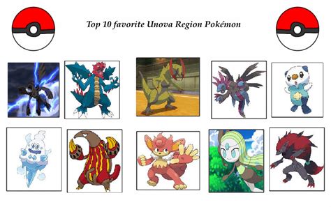 ChloeDH1001's Top 10 Favorite Unova Region Pokemon by ChloeDH1001 on ...