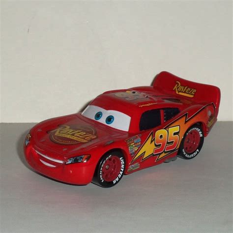 Disney Pixar Cars Lightning McQueen Diecast Car Mattel Loose Used