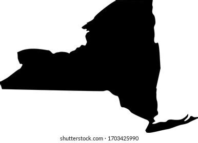 Vector Illustration New York State Map Stock Vector (Royalty Free ...