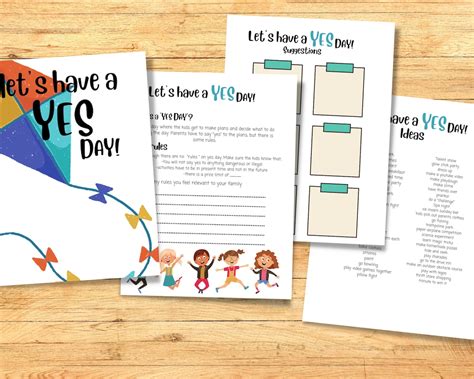 Let's Have A Yes Day Family Fun, Printable, Gift, Yes Day - Etsy