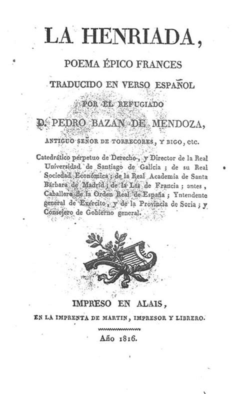 La Henriada : poema épico francés / traducido en verso español por el ...