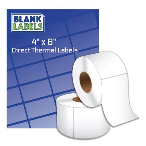 4 Rolls 4x6 Direct Thermal Labels Rolls of 250 / 1000. For Eltron Zebra 2844 450 634392387830 | eBay