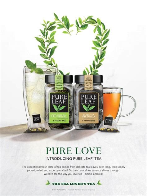 Travis Rathbone - News - Pure Leaf Tea ads | Pure products, Tea, Natural teas