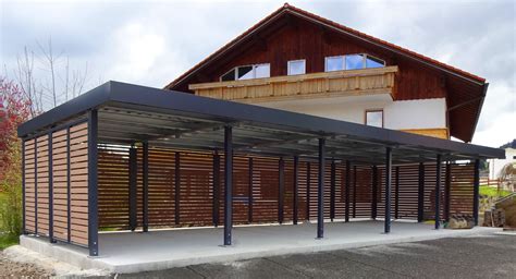 Enclosed Metal Carports 2020 | Carport aus aluminium, Moderne außentüren, Carport