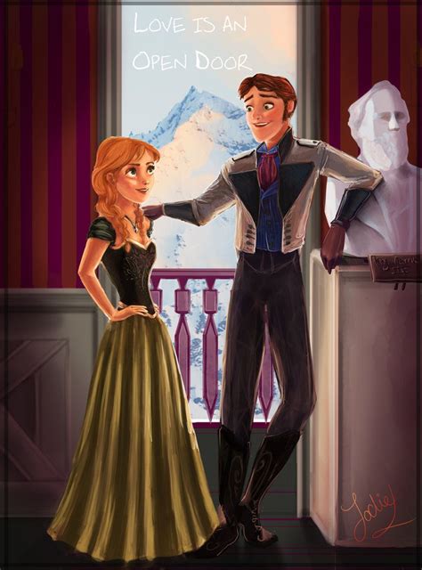 Love is an open door | Frozen disney movie, Disney cuties, Abc disney