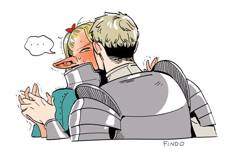 marcille donato and laios touden (dungeon meshi) drawn by findoworld | Danbooru