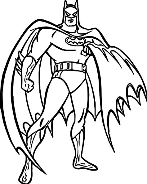 Batman Printable Coloring Pages