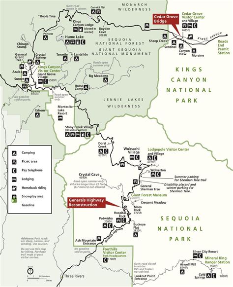 a map showing the location of several national parks in the united ...