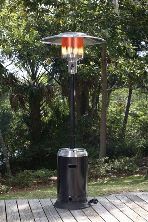 Paramount Black And Stainless Steel Full Size Propane Patio Heater ...