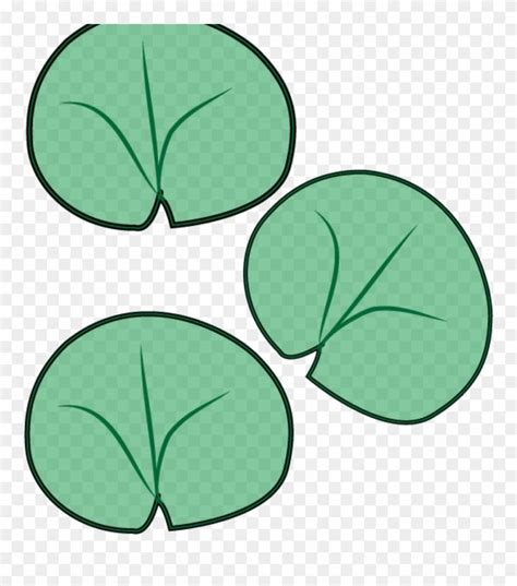 Cartoon Lily Pad Chicken Clipart House Clipart Online - Green Lily Pad Clipart - Png Download ...